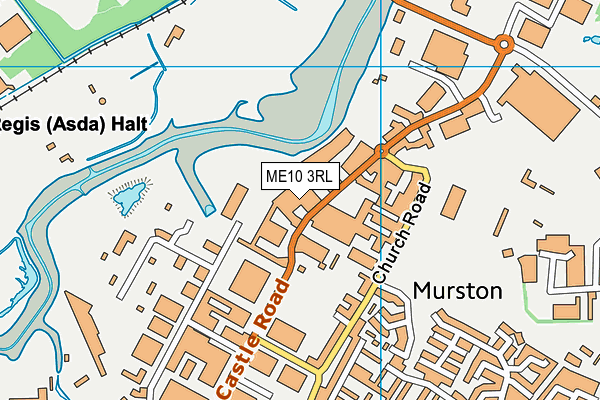 ME10 3RL map - OS VectorMap District (Ordnance Survey)