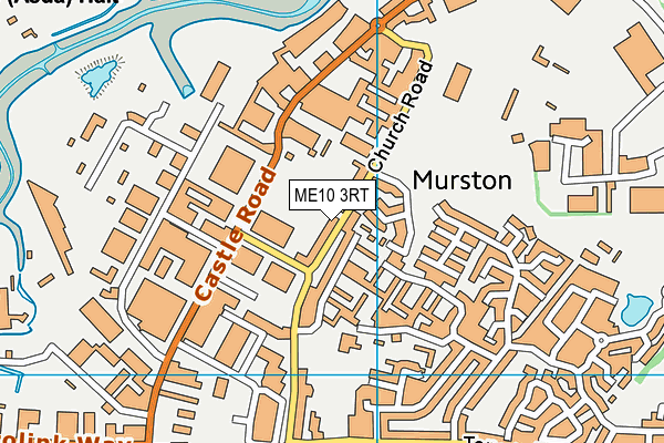 Murston Recreation Ground map (ME10 3RT) - OS VectorMap District (Ordnance Survey)