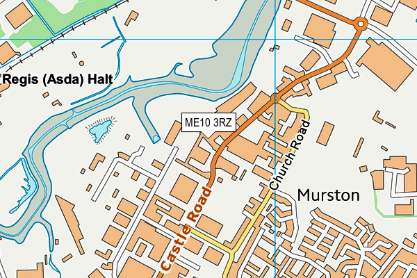 ME10 3RZ map - OS VectorMap District (Ordnance Survey)