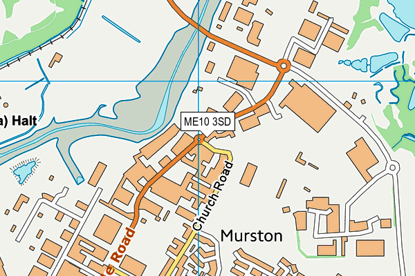 ME10 3SD map - OS VectorMap District (Ordnance Survey)