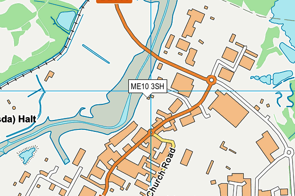 ME10 3SH map - OS VectorMap District (Ordnance Survey)