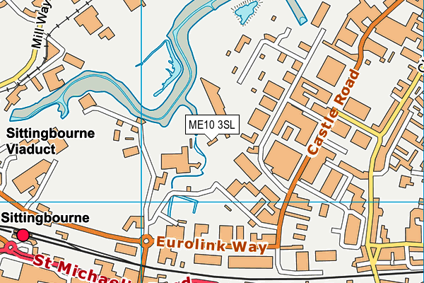 ME10 3SL map - OS VectorMap District (Ordnance Survey)