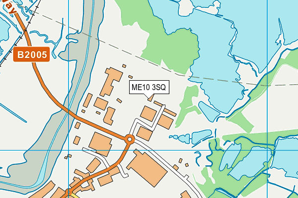 ME10 3SQ map - OS VectorMap District (Ordnance Survey)