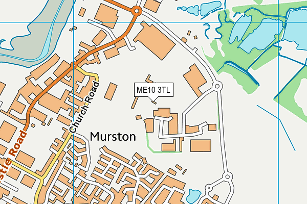 ME10 3TL map - OS VectorMap District (Ordnance Survey)