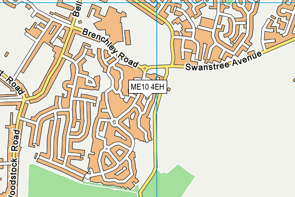 ME10 4EH map - OS VectorMap District (Ordnance Survey)