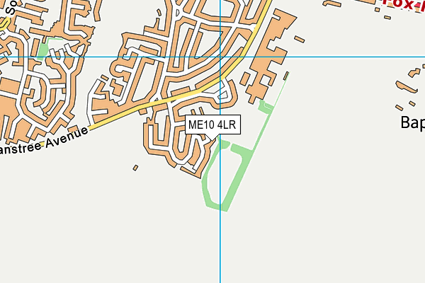 ME10 4LR map - OS VectorMap District (Ordnance Survey)