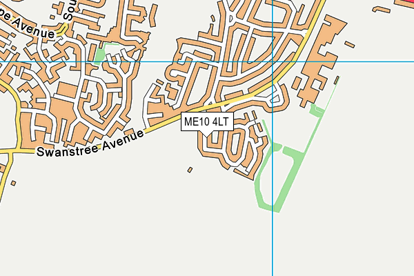 ME10 4LT map - OS VectorMap District (Ordnance Survey)