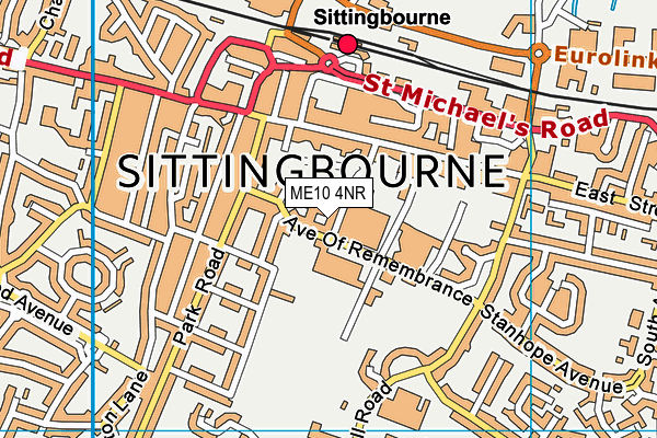 ME10 4NR map - OS VectorMap District (Ordnance Survey)