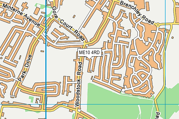ME10 4RD map - OS VectorMap District (Ordnance Survey)