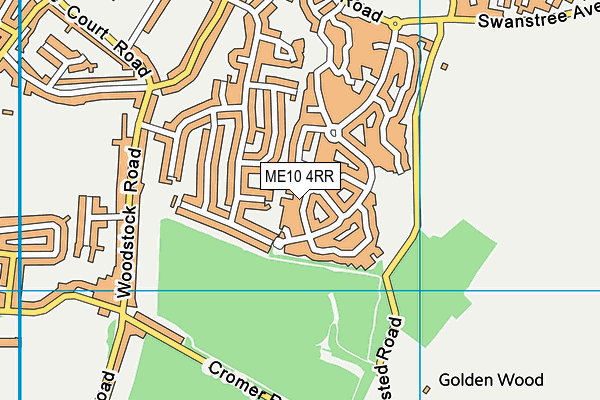 ME10 4RR map - OS VectorMap District (Ordnance Survey)
