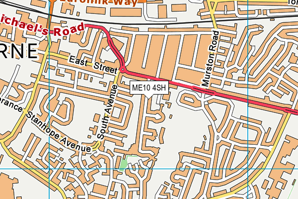 ME10 4SH map - OS VectorMap District (Ordnance Survey)