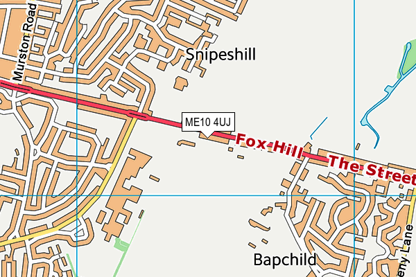 ME10 4UJ map - OS VectorMap District (Ordnance Survey)