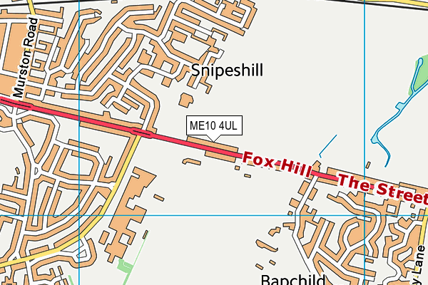 ME10 4UL map - OS VectorMap District (Ordnance Survey)