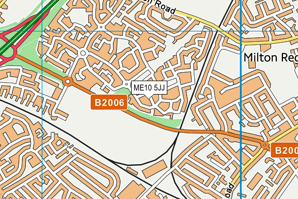ME10 5JJ map - OS VectorMap District (Ordnance Survey)