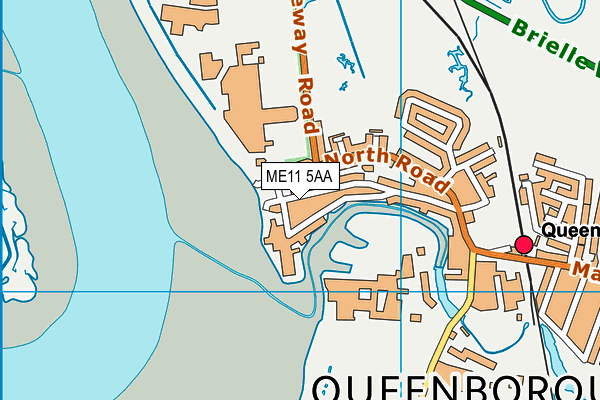 ME11 5AA map - OS VectorMap District (Ordnance Survey)