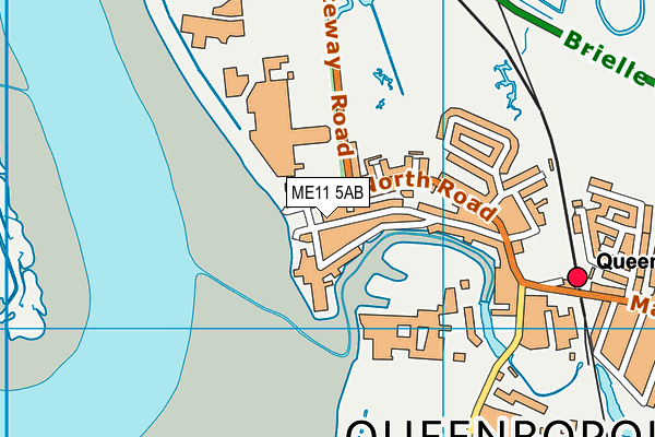 ME11 5AB map - OS VectorMap District (Ordnance Survey)