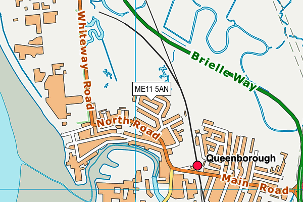 ME11 5AN map - OS VectorMap District (Ordnance Survey)