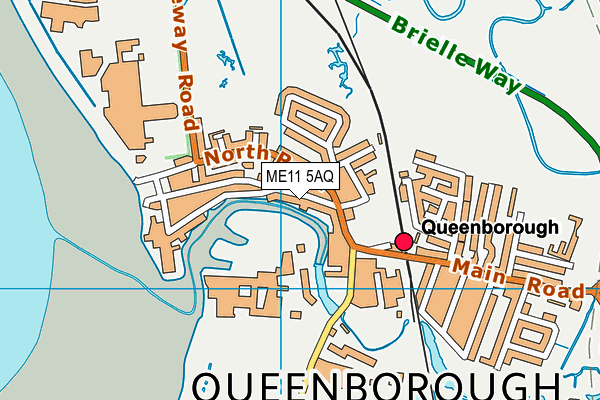 ME11 5AQ map - OS VectorMap District (Ordnance Survey)