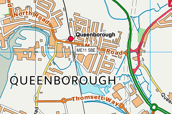 ME11 5BE map - OS VectorMap District (Ordnance Survey)