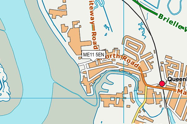 ME11 5EN map - OS VectorMap District (Ordnance Survey)