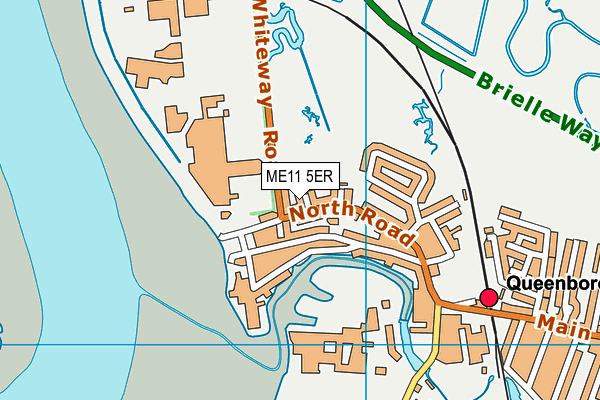 ME11 5ER map - OS VectorMap District (Ordnance Survey)
