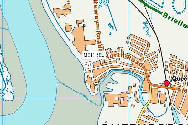 ME11 5EU map - OS VectorMap District (Ordnance Survey)