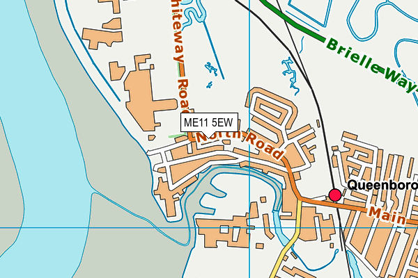 ME11 5EW map - OS VectorMap District (Ordnance Survey)