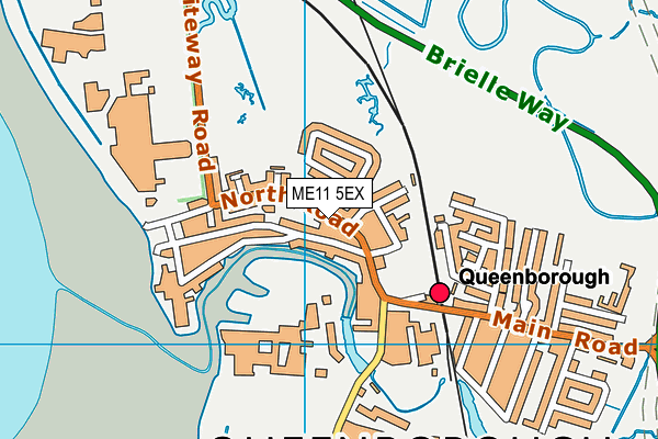 ME11 5EX map - OS VectorMap District (Ordnance Survey)