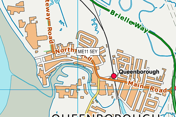 ME11 5EY map - OS VectorMap District (Ordnance Survey)