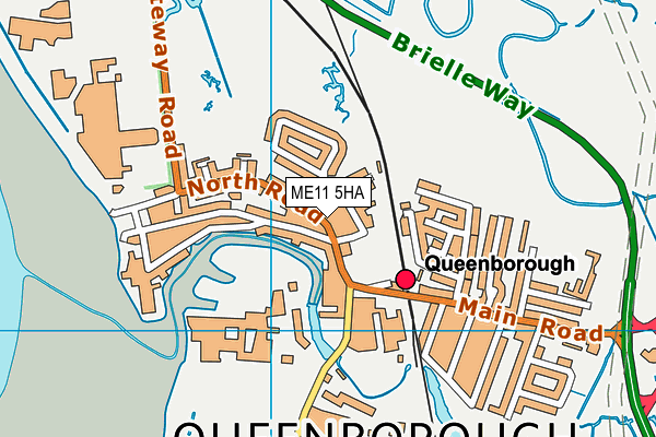 ME11 5HA map - OS VectorMap District (Ordnance Survey)