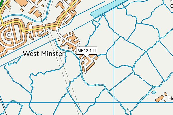 ME12 1JJ map - OS VectorMap District (Ordnance Survey)