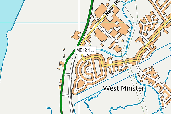 ME12 1LJ map - OS VectorMap District (Ordnance Survey)