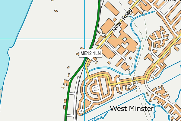 ME12 1LN map - OS VectorMap District (Ordnance Survey)