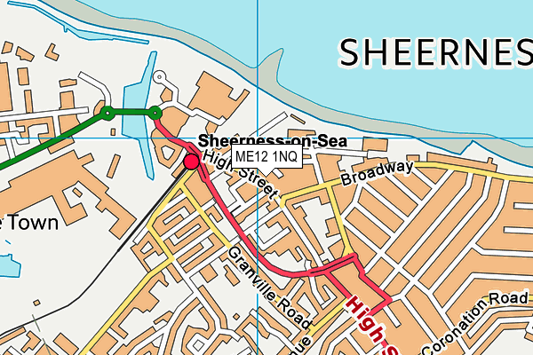 ME12 1NQ map - OS VectorMap District (Ordnance Survey)