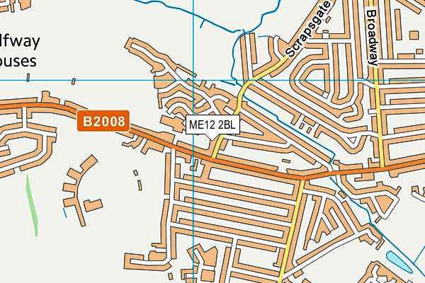 ME12 2BL map - OS VectorMap District (Ordnance Survey)