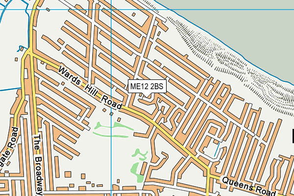 ME12 2BS map - OS VectorMap District (Ordnance Survey)
