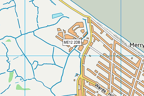 ME12 2DB map - OS VectorMap District (Ordnance Survey)