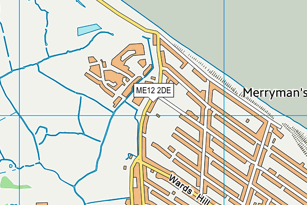 ME12 2DE map - OS VectorMap District (Ordnance Survey)