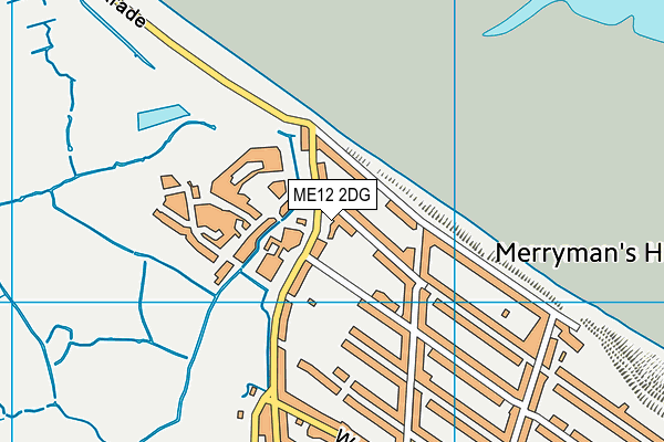 ME12 2DG map - OS VectorMap District (Ordnance Survey)