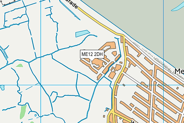 ME12 2DH map - OS VectorMap District (Ordnance Survey)