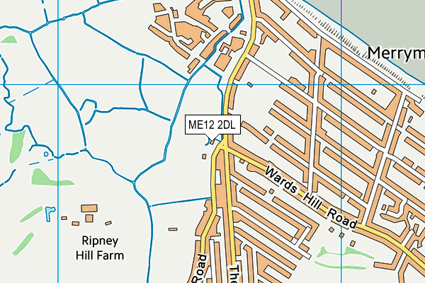 ME12 2DL map - OS VectorMap District (Ordnance Survey)