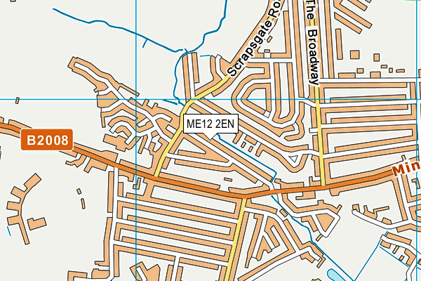 ME12 2EN map - OS VectorMap District (Ordnance Survey)