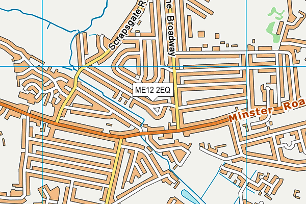 ME12 2EQ map - OS VectorMap District (Ordnance Survey)
