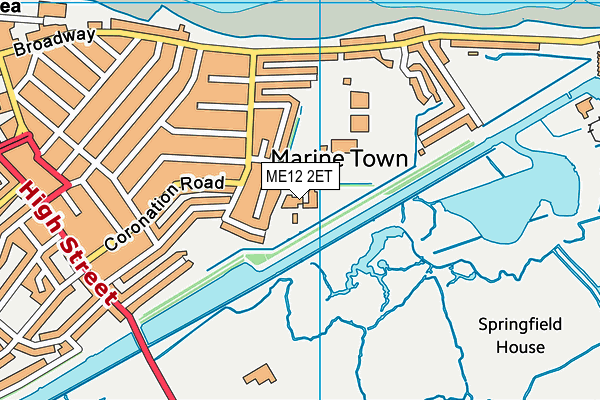 Richmond Primary School map (ME12 2ET) - OS VectorMap District (Ordnance Survey)