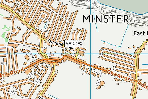 ME12 2EX map - OS VectorMap District (Ordnance Survey)