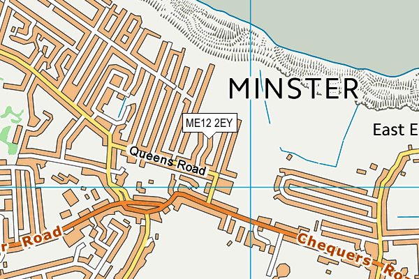 ME12 2EY map - OS VectorMap District (Ordnance Survey)