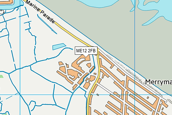 ME12 2FB map - OS VectorMap District (Ordnance Survey)