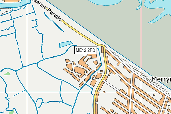ME12 2FD map - OS VectorMap District (Ordnance Survey)