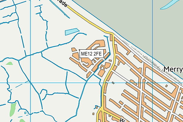 ME12 2FE map - OS VectorMap District (Ordnance Survey)