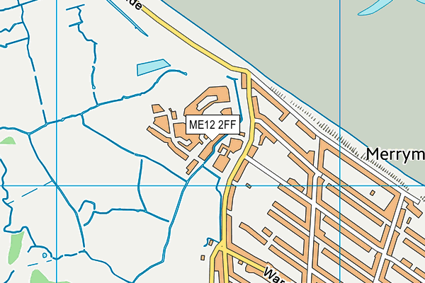 ME12 2FF map - OS VectorMap District (Ordnance Survey)